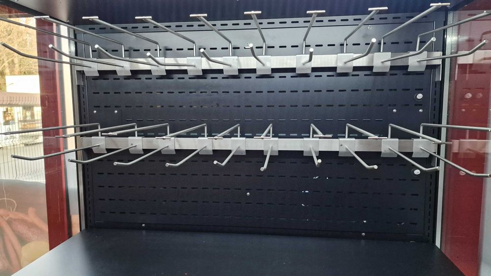 Vitrina Premium cu Carlige INOX 132cm / Danemarca