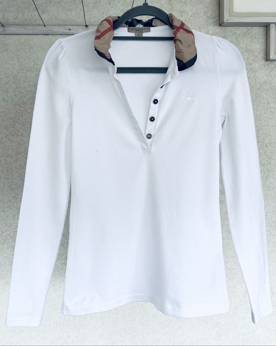 Модна къща Burberry Brit дизайнерска блуза каре яка