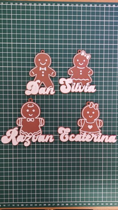 Omuleti turta dulce printati 3D