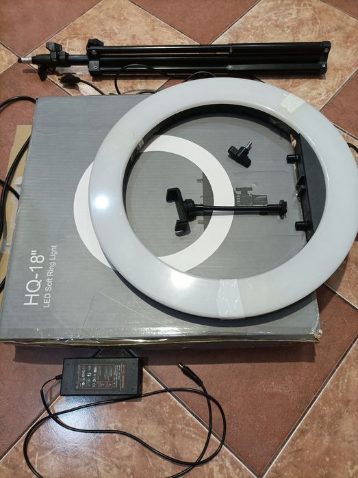 Лампа-штатив кольцевая диаметр 46см

Лампа кольцевая в комплекте со шт