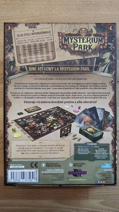 Mysterium Park (RO) - Joc de societate - Nou, sigilat/Nejucat