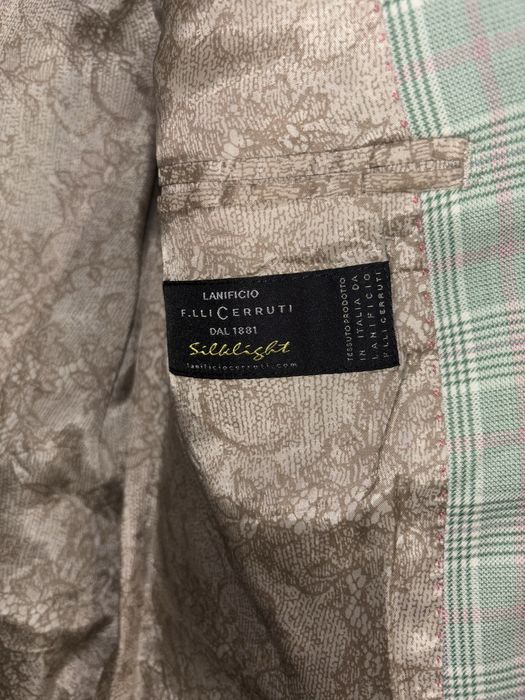 Sacou in carouri made in italy Cerruti!