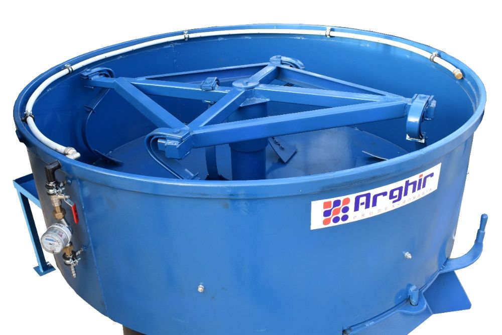 Malaxor beton, betonieră, malaxor cu ax vertical, malaxoare beton