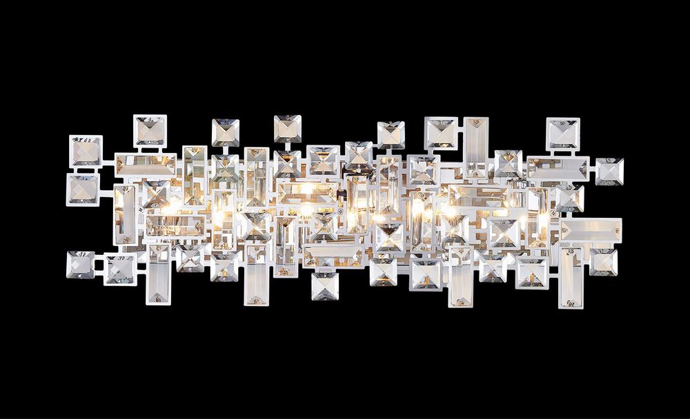 Lampă de tavan de perete rectangulară modernă din cristal