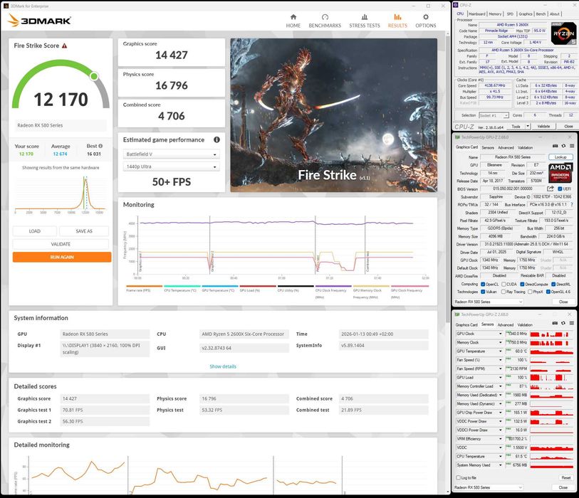 Sapphire Radeon RX 580 NITRO+ 4GB GDDR5 256-bit dual bios folosita