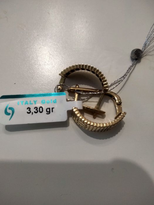 Серьги золотые новые.  ень-очень красивые новый дизайн Италия