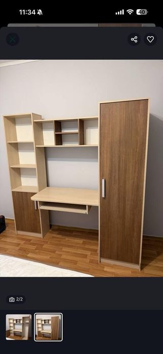 Письменный стол с шкафами