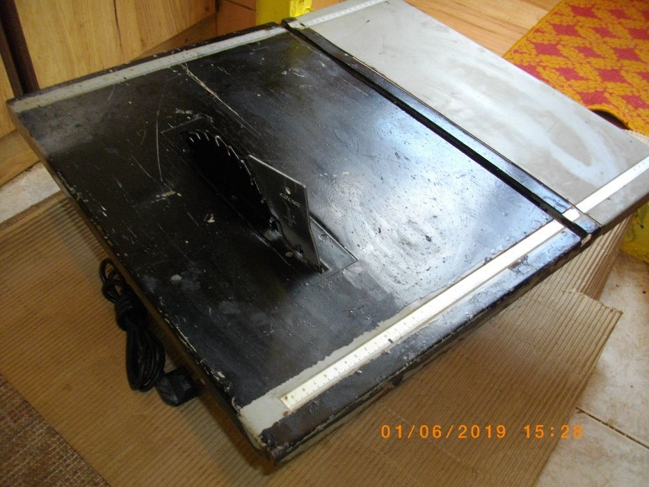 ф205мм Разгъващ 800W Ел.Настолен Циркуляр Немски 2001г Top Craft TTS80