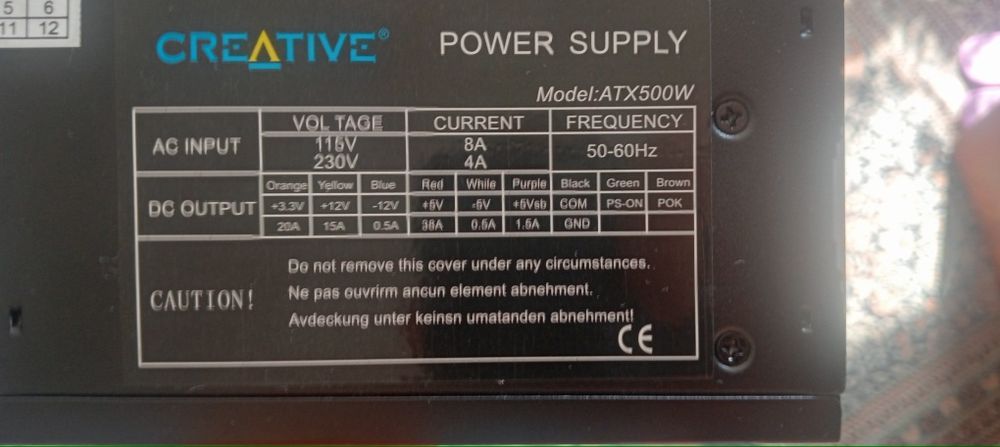 Блок питания  500w