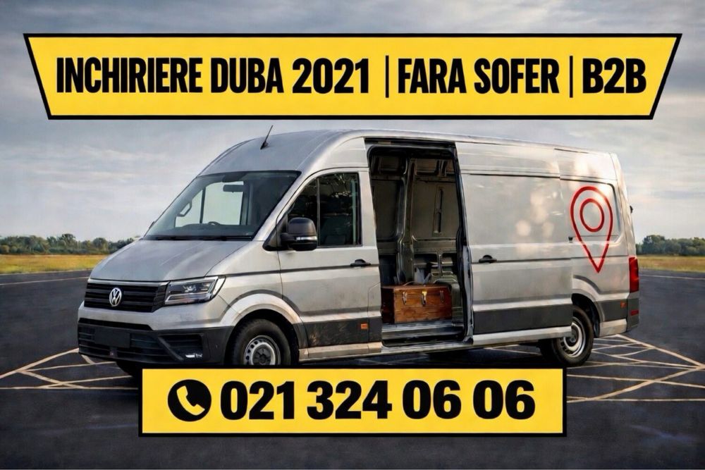 Inchiriez Duba Transport - Inchirieri Dube Fara Sofer - Rent a Car Autoutilitare VW Crafter Model Nou - Minim 5 Zile - Inchiriere Autoutilitara Firme