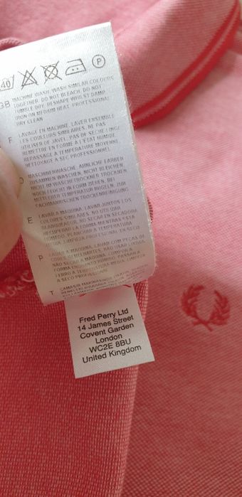 Fred Perry Pique Cotton Mens Size XL - 2XL ОРИГИНАЛ! Мъжка Тениска!