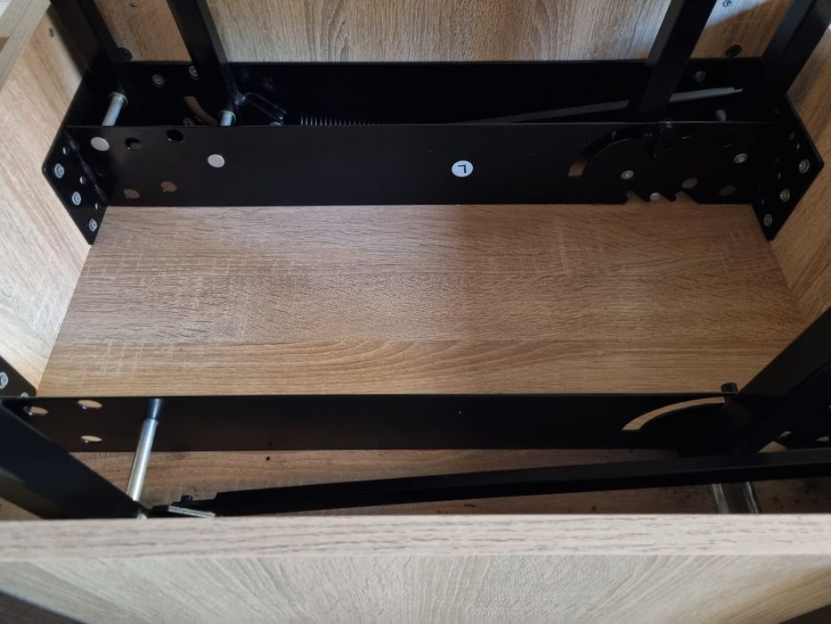Masa extensibila pentru living - stejar sonoma si wenge