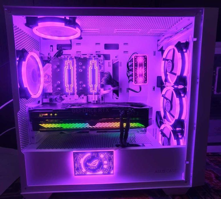 Геймърски компютър Ryzen 5700x, ASUS ROG Strix RTX3070, 32gb ddr4, 1tb nvme