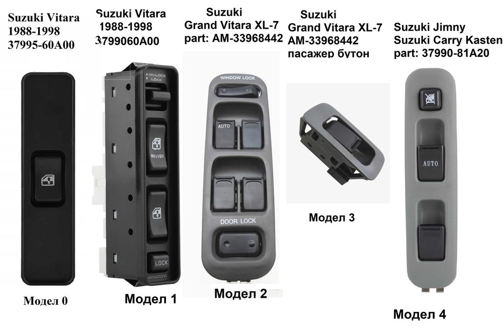 Панел бутони ел.стъкла Suzuki