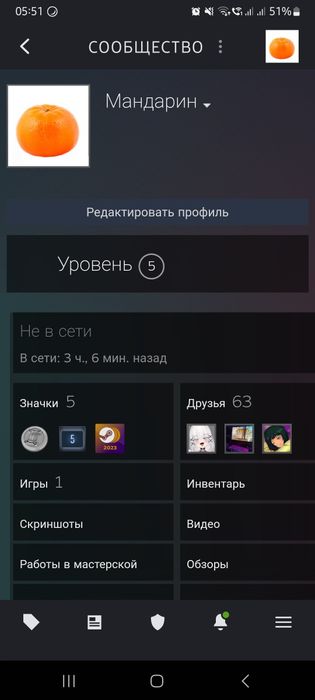 Аккаунт Face it,Steam