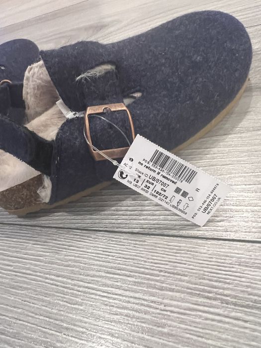 Papuci copii NEXT 32 îmblăniți noi