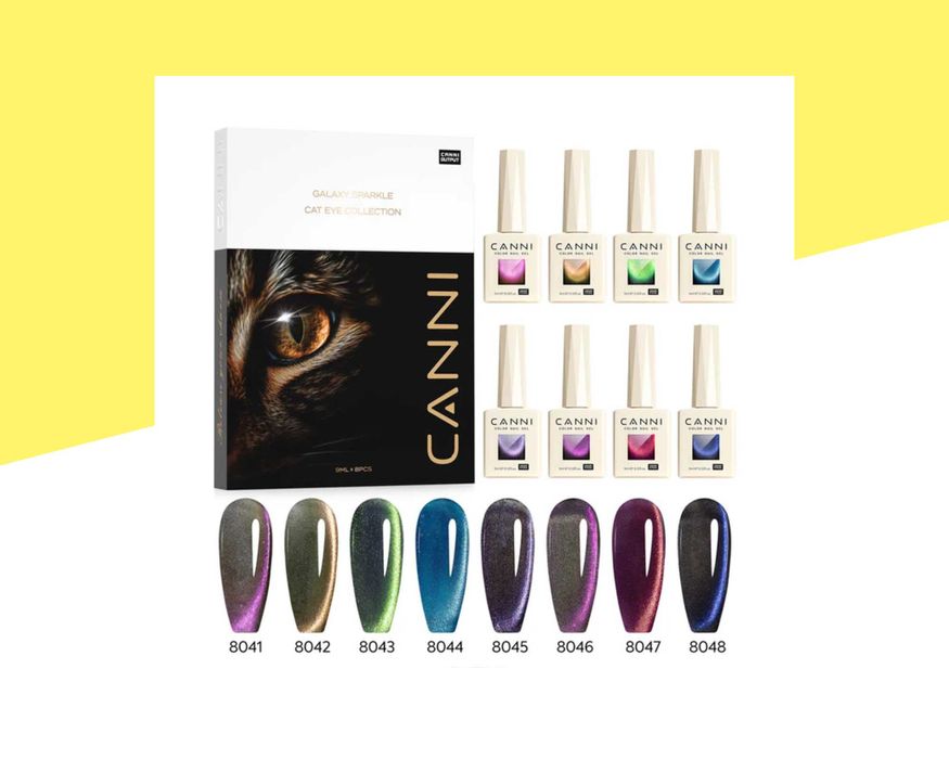 Професионален хипоалергенен гел лак котешко око CANNI – 9 мл.