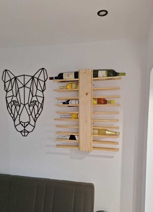 Suporturi Vin Lemn Masiv – Artizanat Handmade