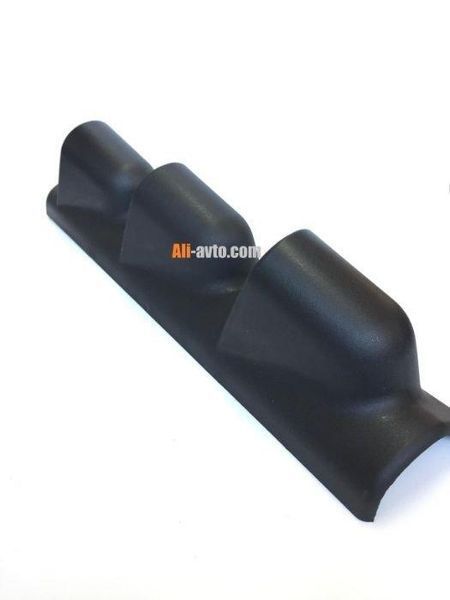 Стойка за 3 измервателни уреда за греда Черна