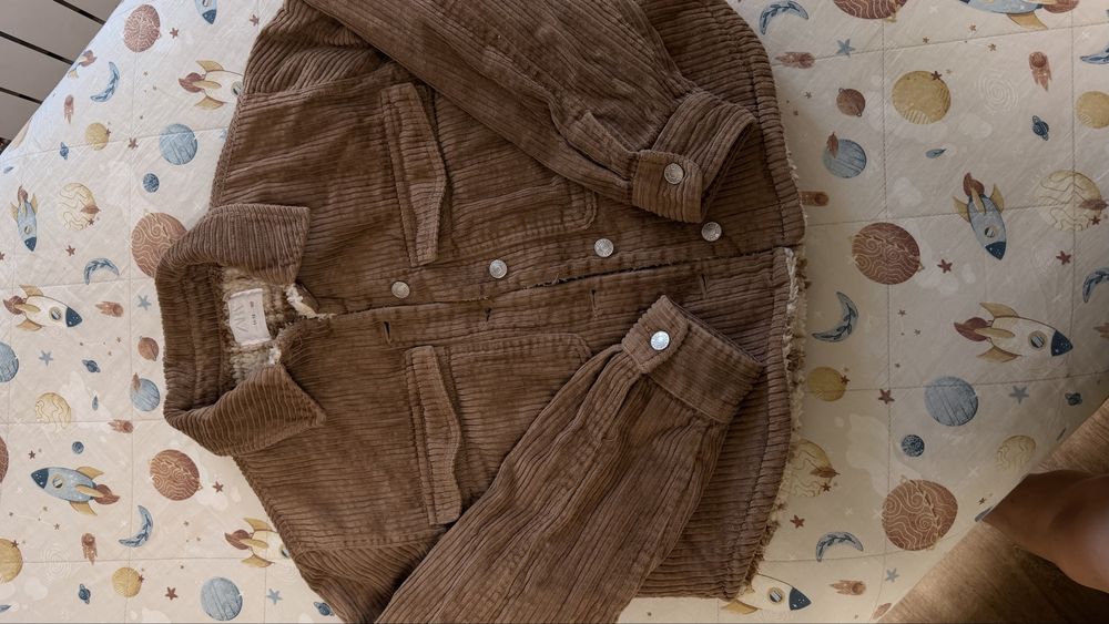 Бархатный бомбер Zara 11-12л