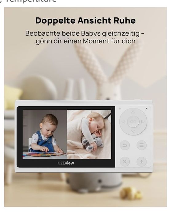 Baby monitor cu 2 camere