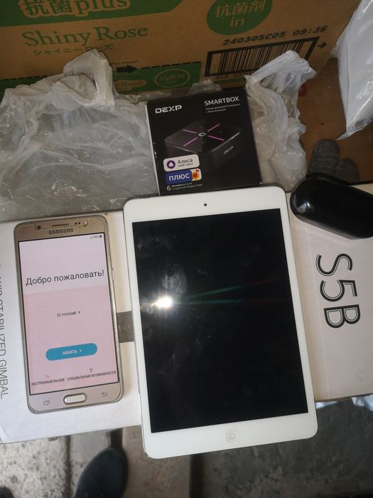 Планшет и телефон идр.