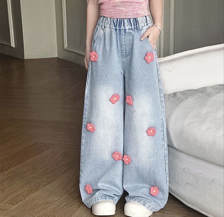 Джинсы летние на девочку