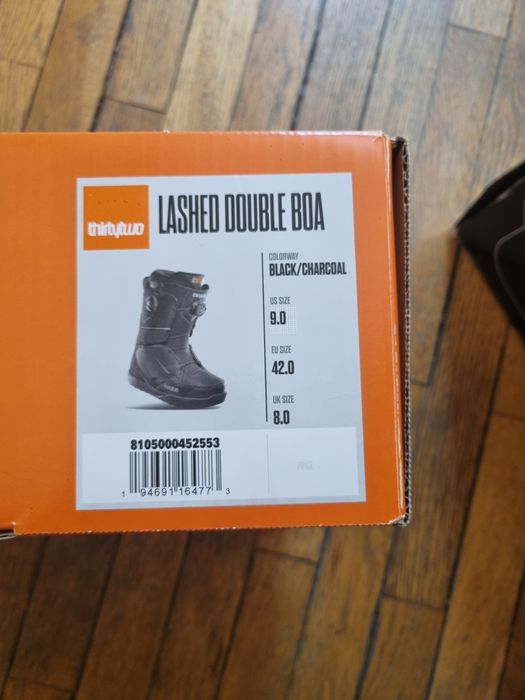 Ghete snowboard THIRTYTWO Lashed Double Boa  - marimea 42  NOI