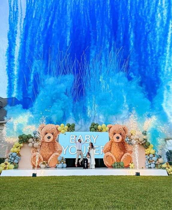 Artificii Gender Reveal - Baby shower -Declansare automata