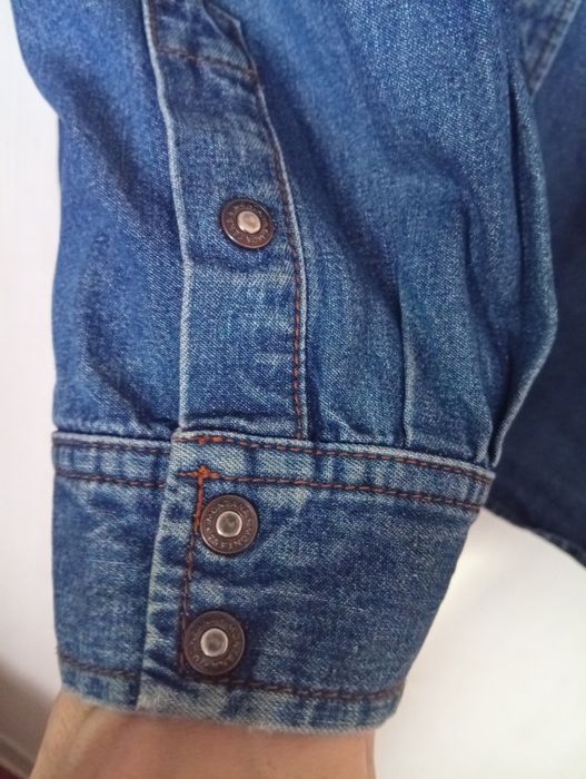 Рубашка джинсовая,свитер. Оригинал Р.52