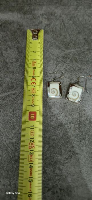 Set argint bratara și cercei