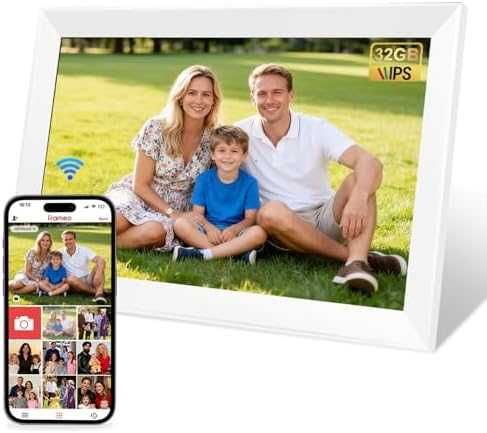 Нова 10.1" WiFi дигитална фоторамка IPS тъчскрийн 32GB Frameo снимки