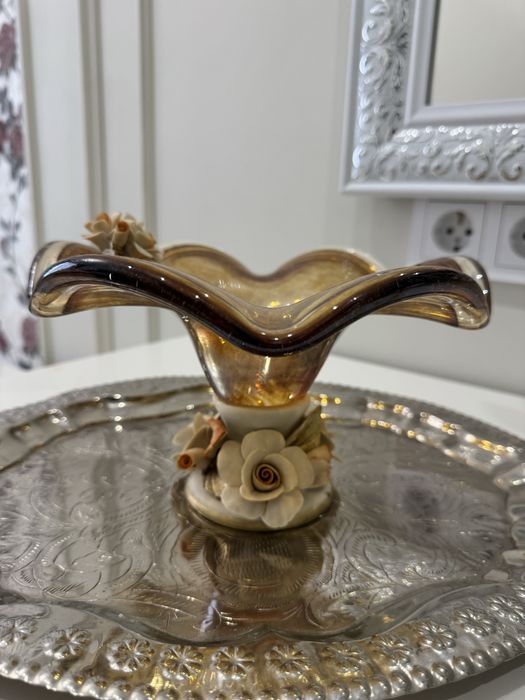 Конфетница Murano & Capodimonte (Италия)