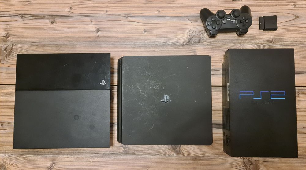 Playstation PS2, PS4 si PS4 Slim + Jocuri PS2 Vita