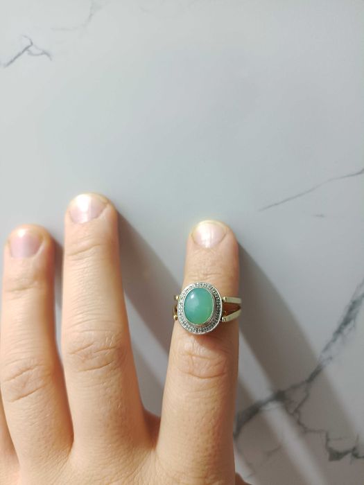 Срочно Кольцо двухстороннее с чистыми бриллиантами каратными золотое