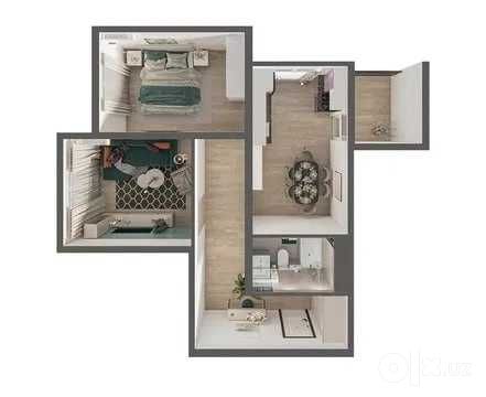 2-ком 53,19 м² 2\3\16 Bashkent | Узбум | Последние 2 квартиры СРОЧНО!
