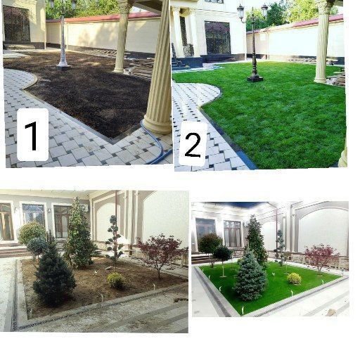 Ruloniy gazon ekish xizmati