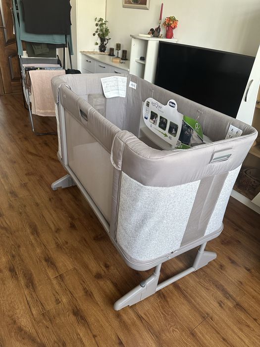 Приставная кроватка Chicco Next2Me Forever (Almond)