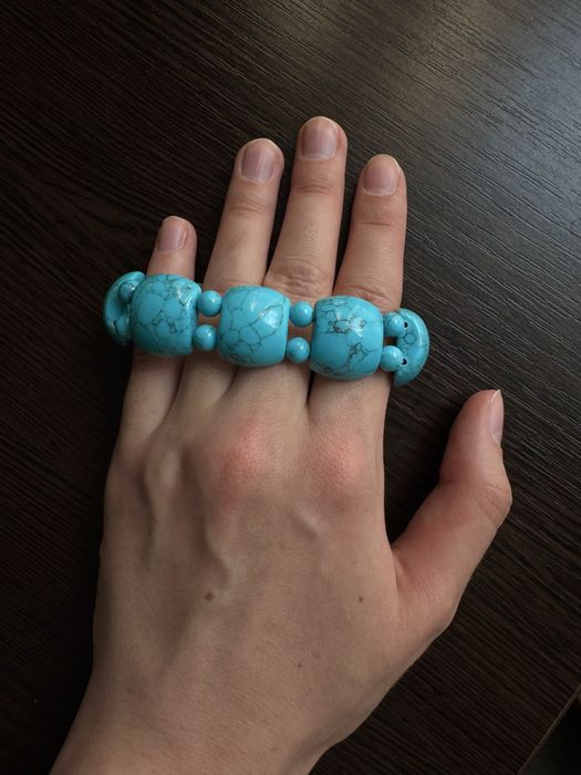 Браслет из бюрюзы натуральной