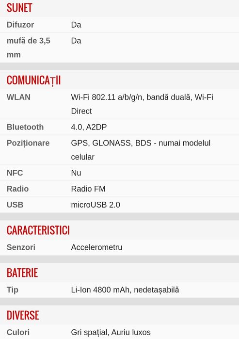 Tableta Huawei Mediapad T3 10