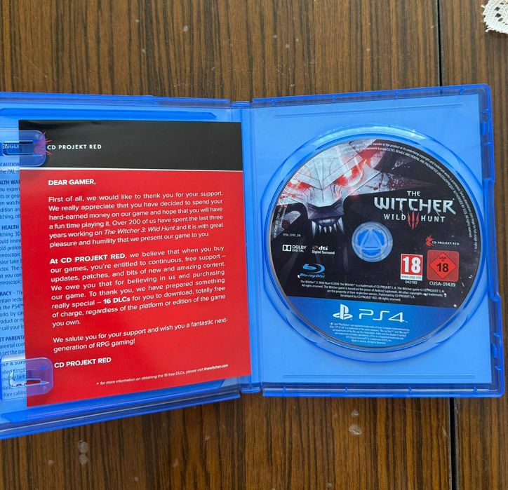 PS4 Игра - The Witcher 3 Wild Hunt