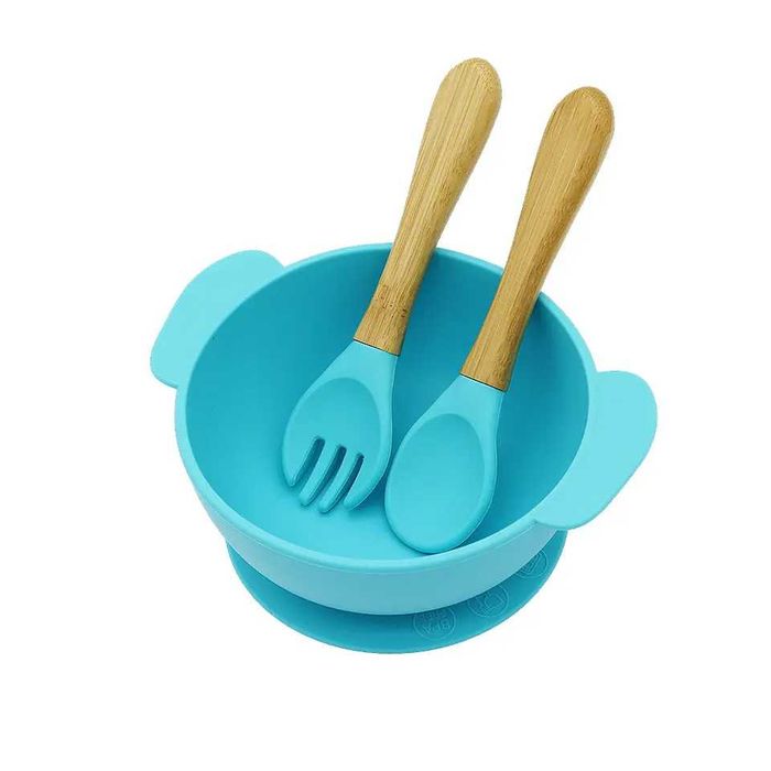 Set de diversificare, din silicon pentru bebeluși, nou, 6 componente