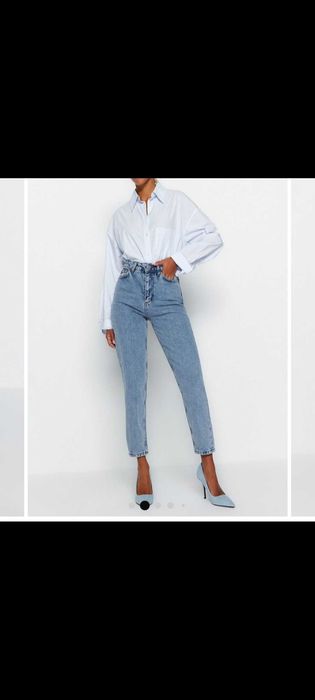 Дънки mom jeans ХС