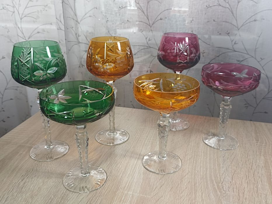 Set pahare cristal bohemia