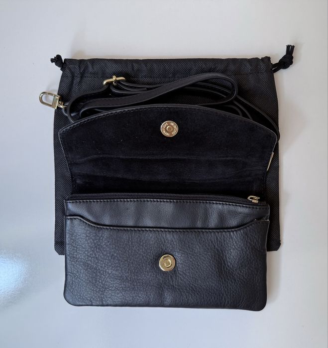 Дамска кокетна чанта Rossi - естествена кожа