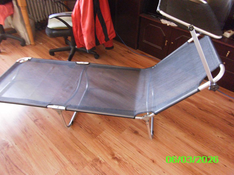 sezlong/pat pliant champing /plaje