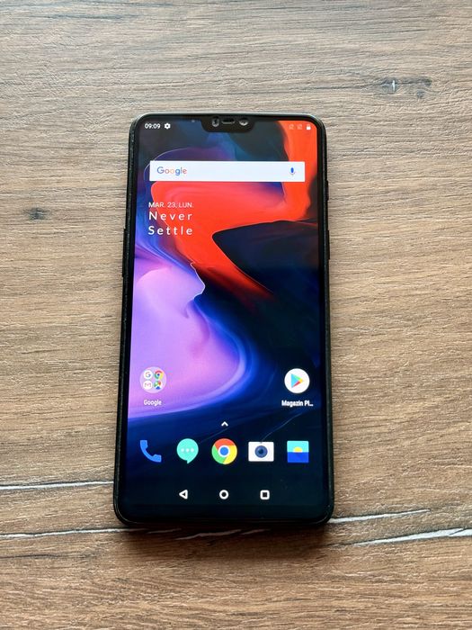 OnePlus 6, 128GB Mirror Black, cu cutie + accesorii