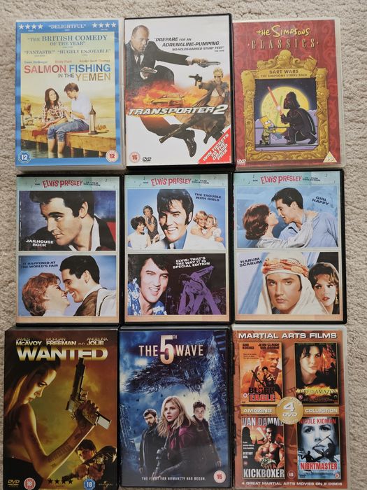 Оригинални DVD от лична колекция на Английски език