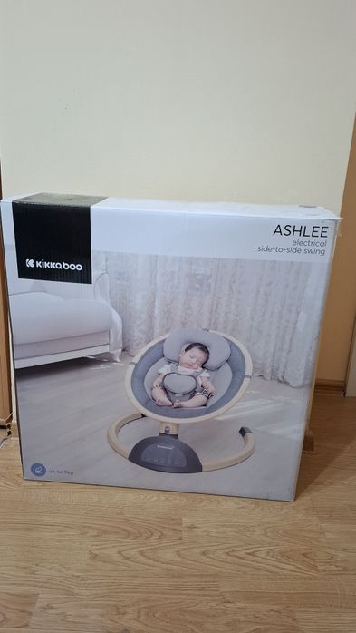 Електрическа люлка Kikka Boo Ashlee, Dark Grey 2025