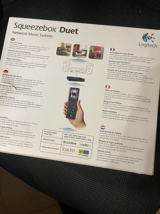 Logitech squeeze box duet/ интернет радио